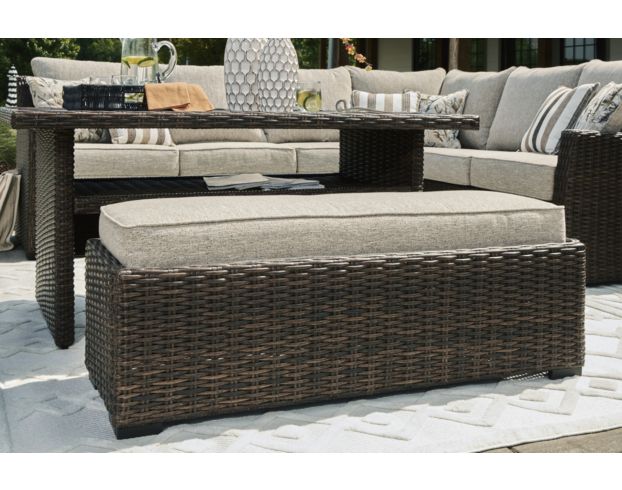 Ashley Brook Ranch Outdoor Sectional with Bench large image number 6