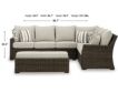 Ashley Brook Ranch Outdoor Sectional with Bench small image number 11