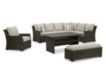 Ashley Brook Ranch 4-Piece Outdoor Patio Set small image number 1