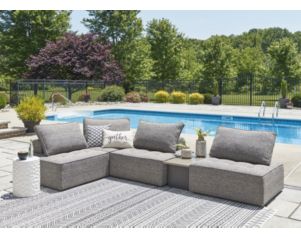 Ashley Bree Zee 5-Piece Outdoor Modular Sectional with End Table
