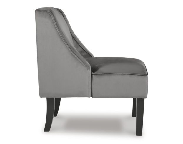 Ashley Janesley Gray Velvet Accent Chair large image number 2
