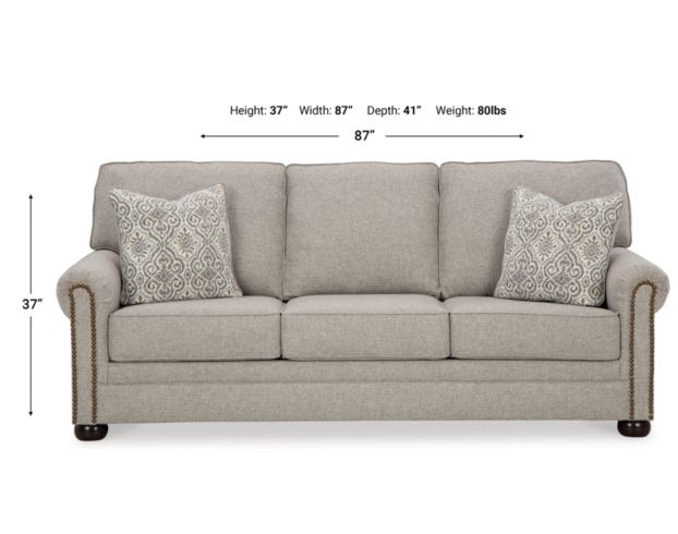 Ashley Gaelon Tan Sofa large image number 7