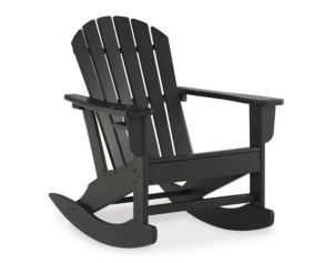 Ashley Sundown Treasure Black Outdoor Rocking Chair