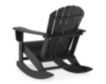 Ashley Sundown Treasure Black Outdoor Rocking Chair small image number 4