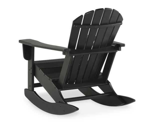 Ashley Sundown Treasure Black Outdoor Rocking Chair large image number 4