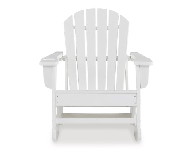 Ashley Sundown Treasure White Outdoor Rocking Chair large image number 1