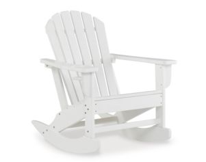 Ashley Sundown Treasure White Outdoor Rocking Chair