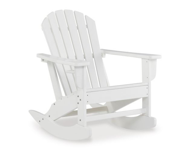 Ashley Sundown Treasure White Outdoor Rocking Chair large image number 2