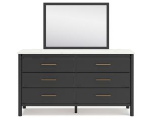 Ashley Cadmori Black Dresser & Mirror