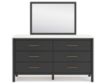 Ashley Cadmori Black Dresser & Mirror small image number 1