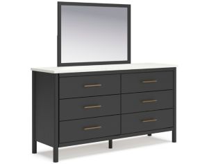 Ashley Cadmori Black Dresser & Mirror