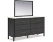 Ashley Cadmori Black Dresser & Mirror small image number 2