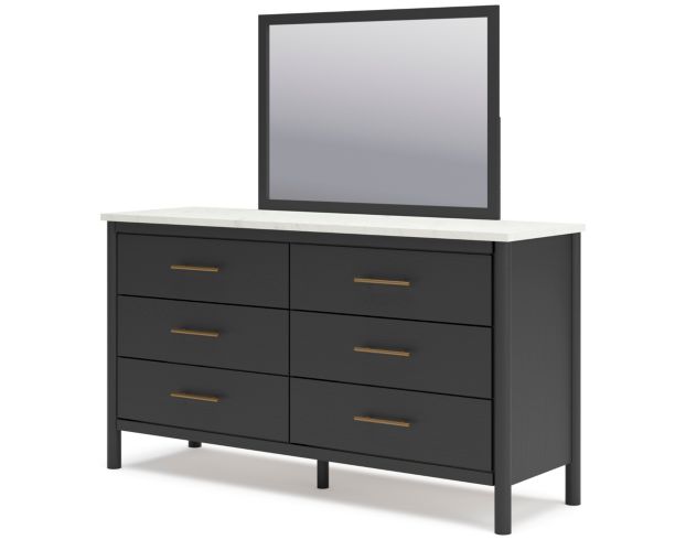 Ashley Cadmori Black Dresser & Mirror large image number 7