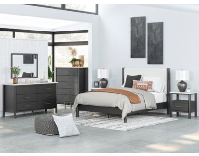 Ashley Cadmori Black 4-Piece Queen Bedroom Set