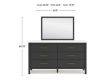 Ashley Cadmori Black 4-Piece Queen Bedroom Set small image number 24