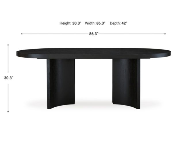 Ashley Furniture Industries In Rowanbeck Dining Table large image number 7