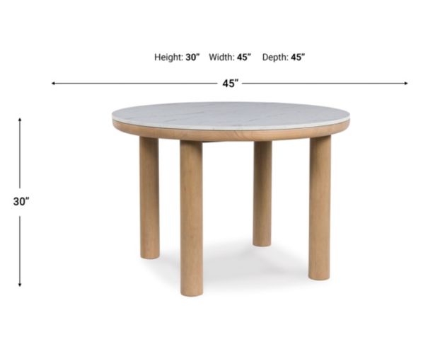 Ashley Sawdyn Dining Table large image number 4