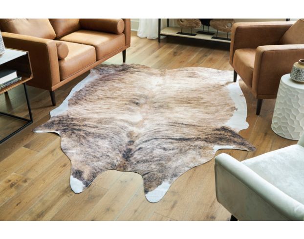 Ashley Sportsmen Cowhide 6.5 X 7.11 Rug large image number 1