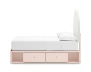 Ashley Wistenpine Full Blush Underbed Storage Bed