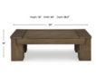 Ashley Furniture Industries In Rosswain Lift-Top Coffee Table small image number 9