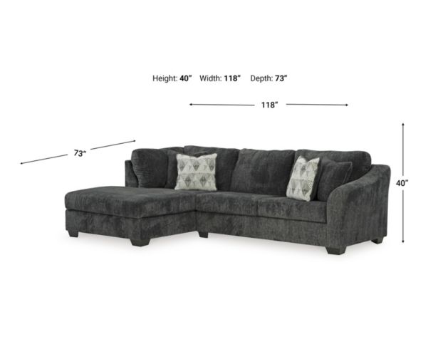 Ashley Biddeford Shadow 2-Piece Sectional with Left Chaise large image number 5