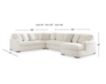 Ashley Chessington 4 Piece Sectional w/RAF Chaise small image number 8