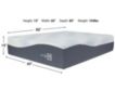 Ashley Gel Latex Memory Foam Queen Mattress in a Box small image number 7