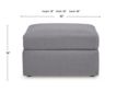 Ashley Modmax Granite Ottoman small image number 7