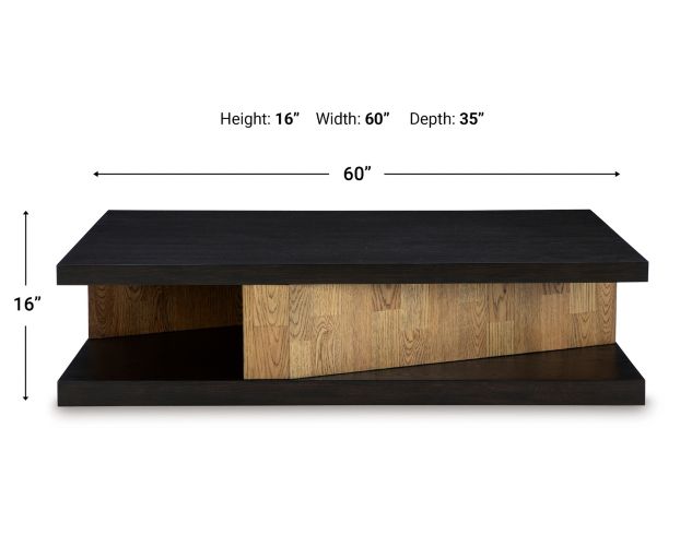 Ashley KOKOMORE COFFEE TABLE large image number 8