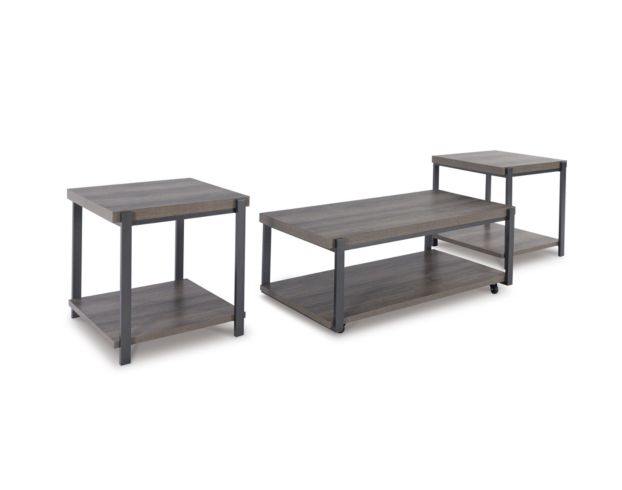 Ashley Furniture Industries In WILMADEN 3-PACK TABLES large image number 3