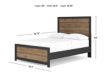 Ashley Vertani Full Panel Bed small image number 4