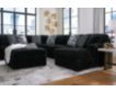 Ashley Midnight-Madness Onyx 4-Piece Sectional w/ RAF Chaise small image number 2