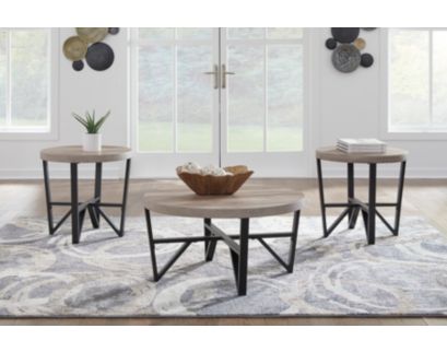 Ashley Deanlee Coffee Table & Two End Tables