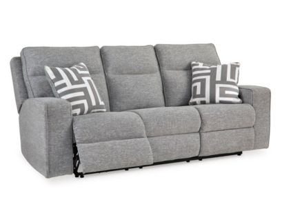 Ashley Biscoe Pewter Power Reclining Sofa