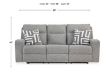 Ashley Biscoe Pewter Power Reclining Sofa small image number 8