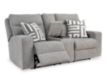 Ashley Biscoe Pewter Power Reclining Loveseat with Console small image number 2