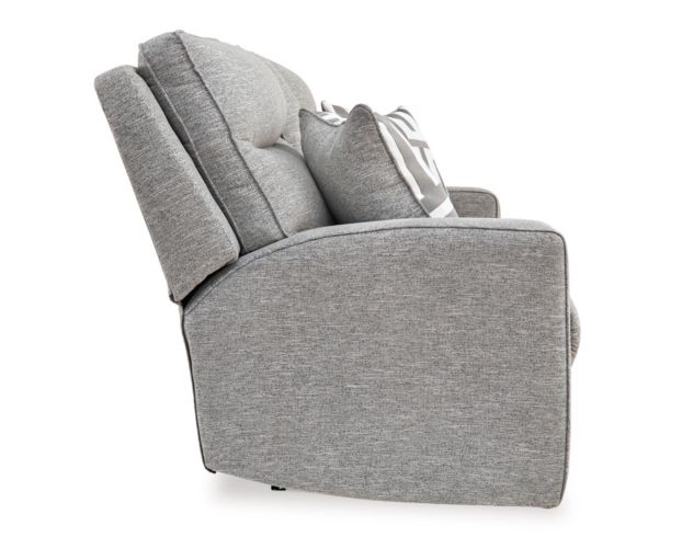 Ashley Biscoe Pewter Power Reclining Loveseat with Console large image number 4