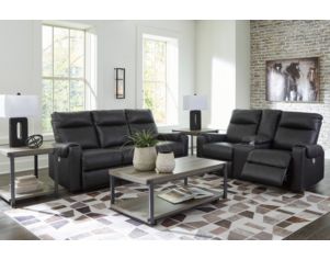 Ashley Axellton Carbon Power Reclining Sofa