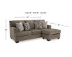 Ashley Stonemeade Nutmeg Sofa Chaise small image number 11