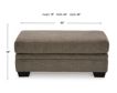 Ashley Stonemeade Nutmeg Ottoman small image number 6