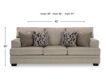 Ashley Stonemeade Taupe Sofa small image number 10