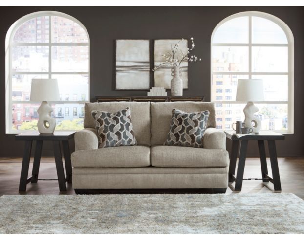 Ashley Furniture Industries In Stonemeade Taupe Loveseat large image number 2