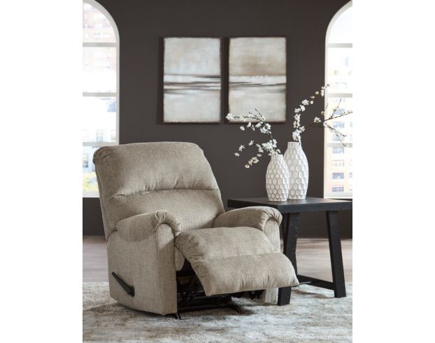 Ashley Stonemeade Taupe Rocker Recliner large image number 3