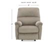 Ashley Stonemeade Taupe Rocker Recliner small image number 10