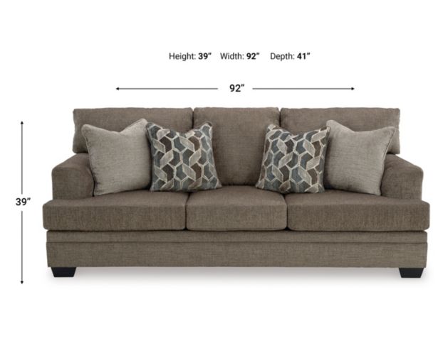 Ashley Stonemeade Nutmeg Queen Sleeper Sofa large image number 9