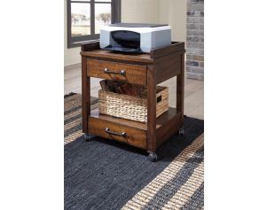 Ashley Furniture Industries In Baldridge 2-Drawer Printer Stand with USB Charging