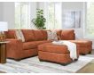 Ashley Aviemore Orange 2 Piece Sectional w/ RAF Chaise small image number 5