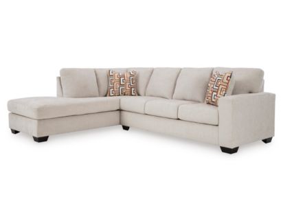 Ashley Aviemore Cream 2 Piece Sectional w/ LAF Chaise