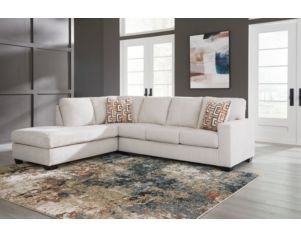 Ashley Aviemore Cream 2 Piece Sectional w/ LAF Chaise