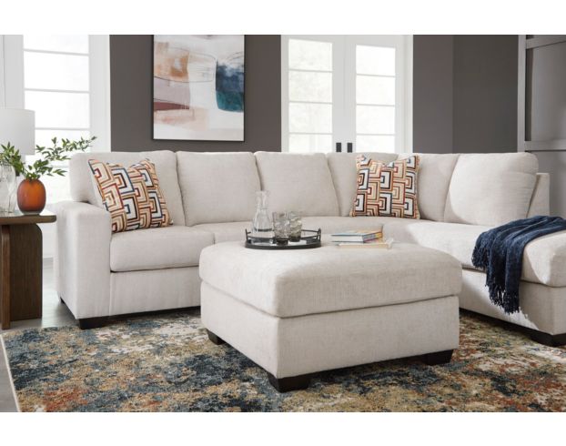 Ashley Aviemore Cream 2 Piece Sectional w/ RAF Chaise large image number 7